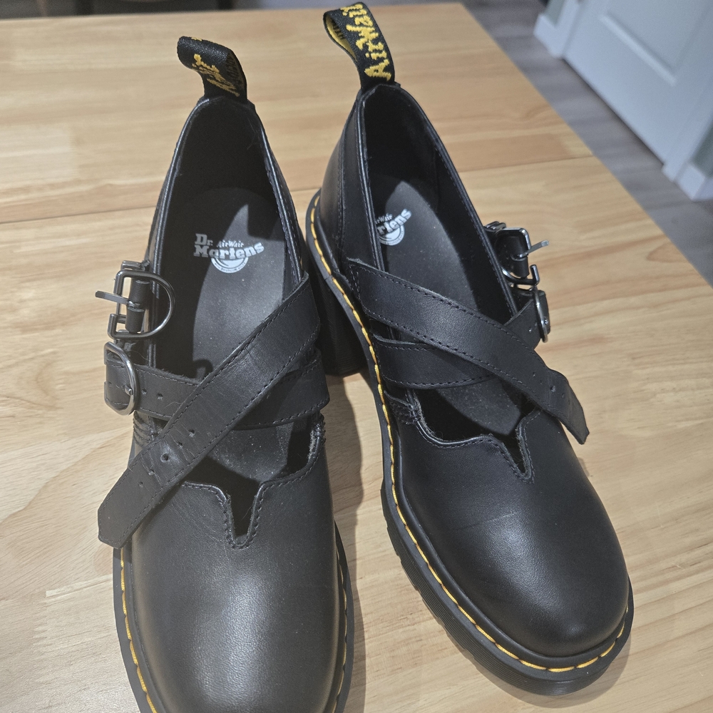 Dr. Martens Black Heeled Shoes